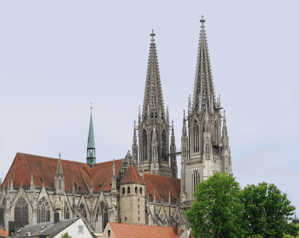 Blick auf den Regensburger Dom Blick auf den Regensburger Dom