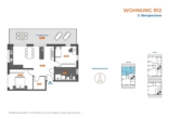 Wohnung B12 - Penthouse mit großer Terrasse! Neubauwohnung in gefragter Lage naher der Innenstadt!