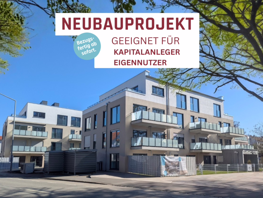 Neubauwohnung mit Balkon in gefragter Lage naher der Innenstadt! - Immobilie (53257)