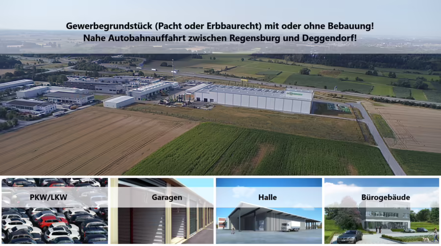 Option: Wir bauen Ihre Wunschimmobilie – Teilbar ab 2.000 m² geeignet fĂĽr Halle, Handel, etc - Titelbild (69591)