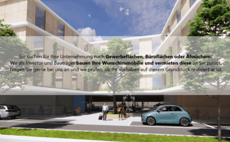 (Wir bauen, Sie Mieten) Baugrundstück für Gewerbe, Wohnen, Hotel, Ärztehaus, Systemgastronomie!, 94447 Plattling, Bürohaus