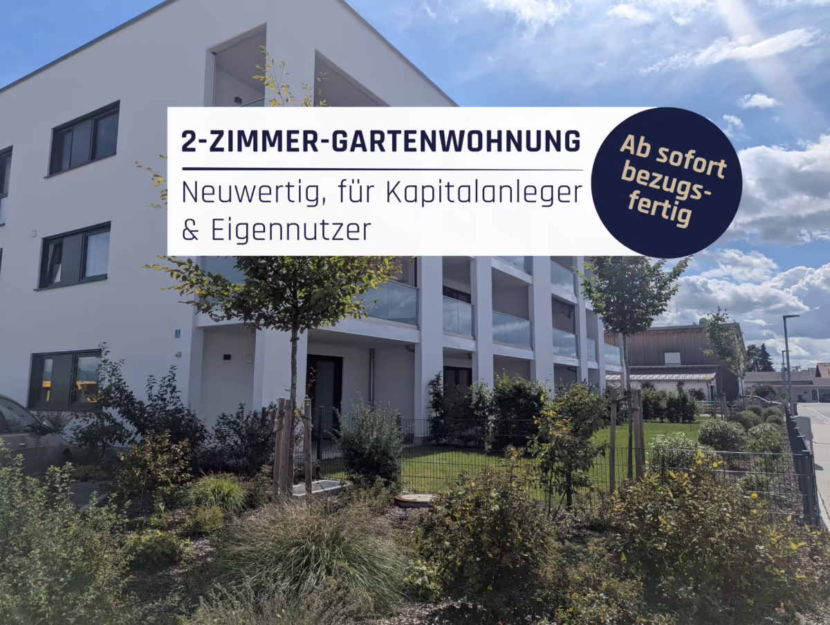 Plattling_Vogelsangstr. 3_Neuwertige 2-Zimmer Gartenwohnung_