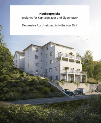 JETZT AFA 5% sichern! Neubauwohnung mit Aufzug im KFW 55 Stand!, 94360 Mitterfels, Apartment