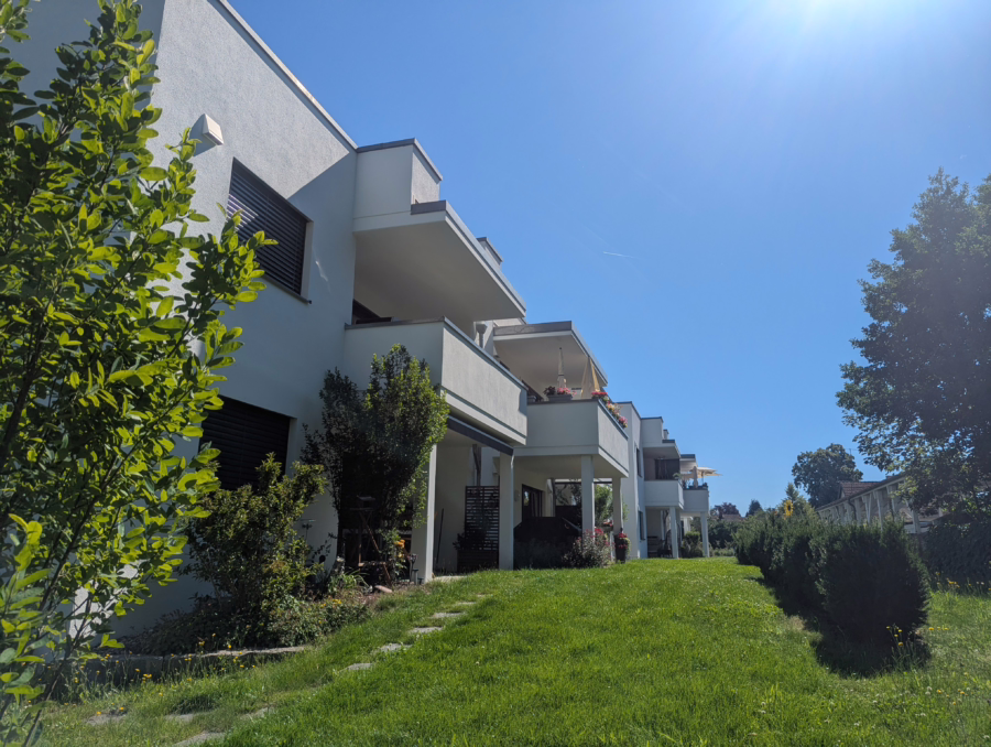KFW 55 Energieeffizienzhaus! Moderne 2-Zimmer Erdgeschosswohnung mit Terrasse! - . (63567)