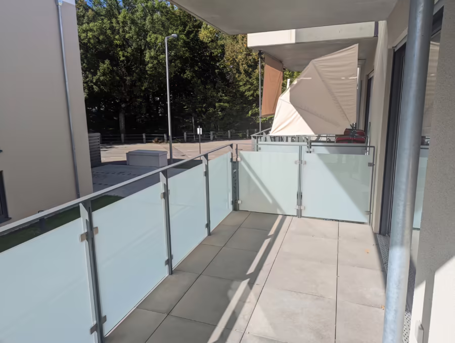 Ab sofort bezugsfertig! Neubauwohnung mit Balkon in gefragter Lage naher der Innenstadt! - Balkon (70524)