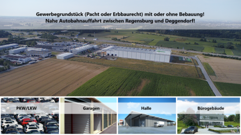 Gewerbegrundstück mit ca. 28.586 m² (teilbar ab ca. 5.000 m²) nahe Autobahnauffahrt!, 94377 Steinach, Gewerbe