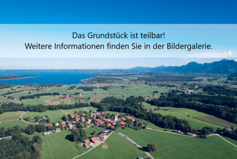 Baugenehmigung für vier WE mit traumhafter Aussicht auf den Chiemsee!, 83233 Bernau am Chiemsee, Wohngrundstück