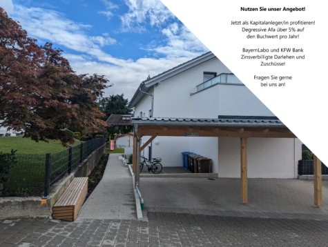 Neubau Etagenwohnung mit Balkon im Energieeffizienzhaus!, 94469 Deggendorf, Etagenwohnung