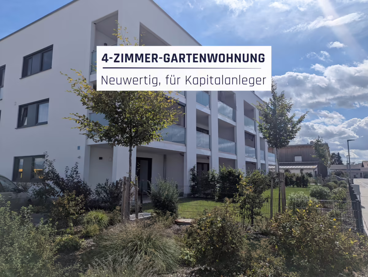 Plattling_Vogelsangstr. 3_Neuwertige 4-Zimmer Gartenwohnung