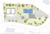 Grundriss OG - Neubau - Baugrundstück für neun Wohneinheiten in ruhiger Siedlungslage in Pfarrkirchen !