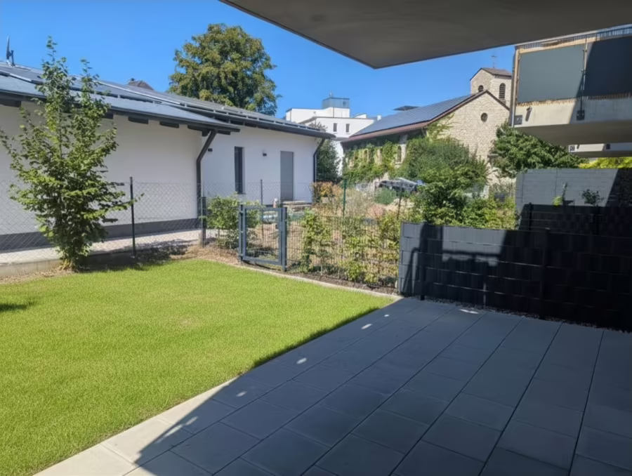 Neubauprojekt ! Zentrumsnahe und moderne 2-Zimmer Gartenwohnung! - Garten (66819)
