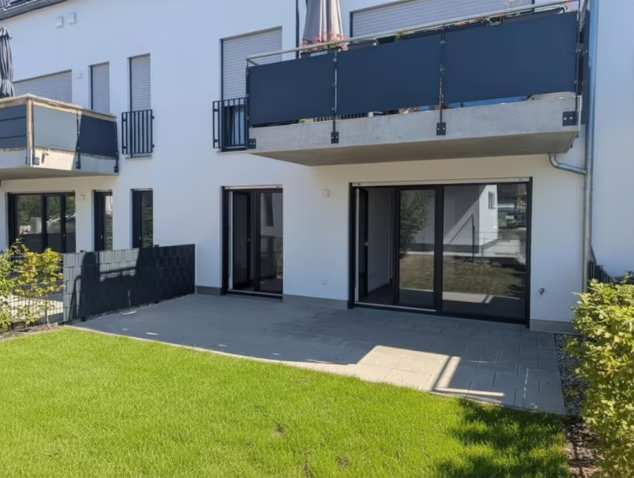 Neubauprojekt ! Zentrumsnahe und moderne 2-Zimmer Gartenwohnung! - Garten (66821)