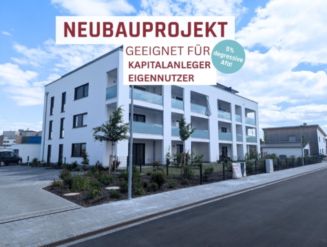 Ab sofort beziehbar! Barrierefreie 2-Zimmer Wohnung (inkl. EBK) mit Loggia in ruhiger Lage!, 94447 Plattling, Etagenwohnung