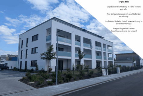 Ab sofort beziehbar! Barrierefreie 2-Zimmer Wohnung (inkl. EBK) mit Loggia in ruhiger Lage!, 94447 Plattling, Etagenwohnung
