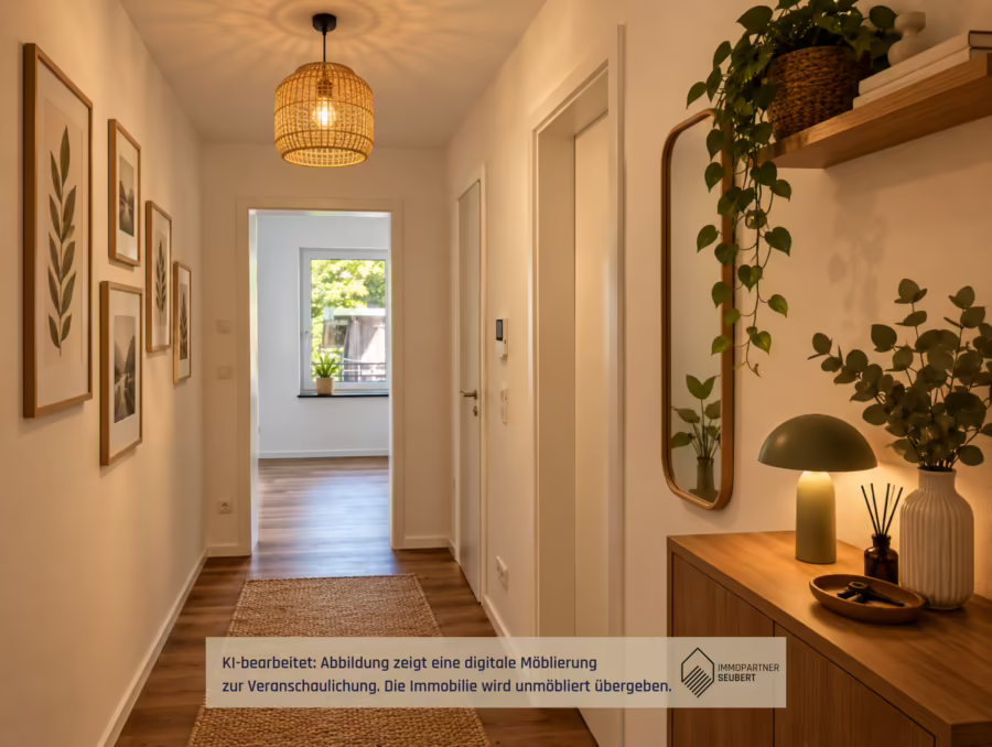 Neubauwohnung mit hochwertiger Ausstattung und Terrasse! - Flur (73131)