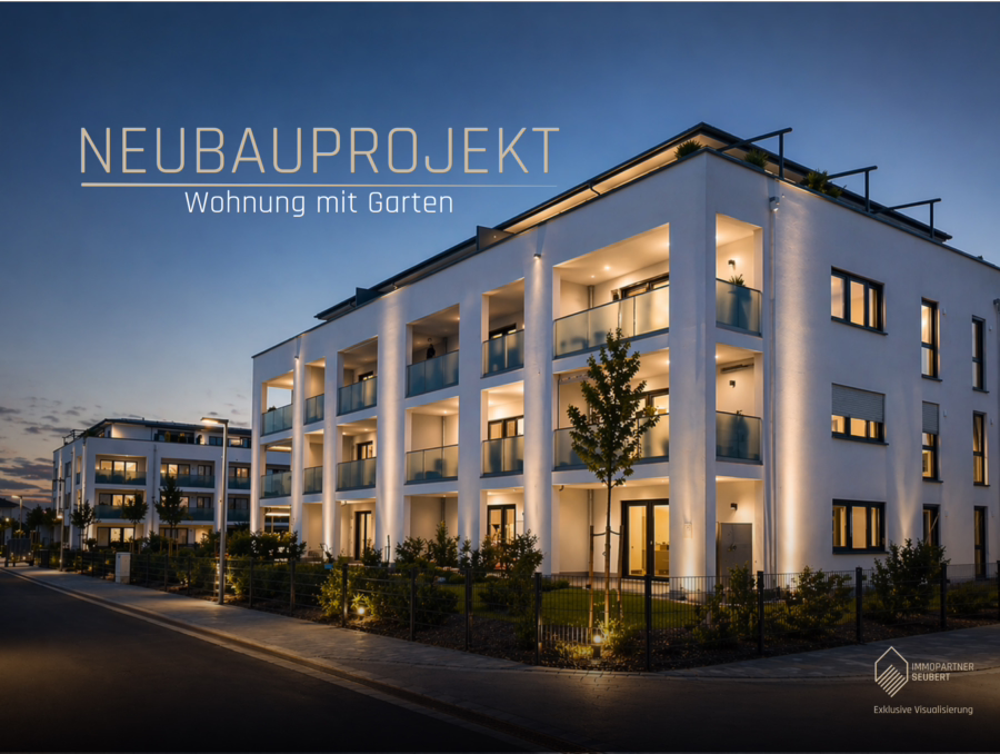 Ab sofort beziehbar! Moderne 3-Zimmer Erdgeschosswohnung (inkl. EBK) mit Terrasse und Garten! - Titelbild (56552)