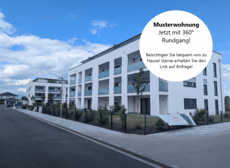 Ab sofort beziehbar! Moderne 3-Zimmer Erdgeschosswohnung (inkl. EBK) mit Terrasse und Garten!, 94447 Plattling, Erdgeschosswohnung