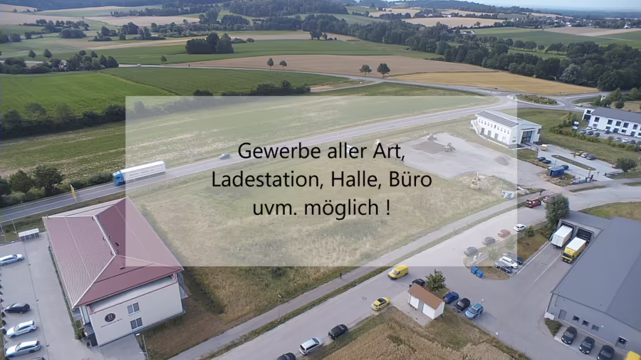 GewerbegrundstĂĽck in stark frequentierter Lage – Nahe Autobahnabfahrt/Auffahrt - GrundstĂĽck (70228)