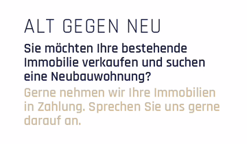 Neubauprojekt ! Zentrumsnahe und moderne 3-Zimmer Gartenwohnung! - Alt gegen Neu (59100)