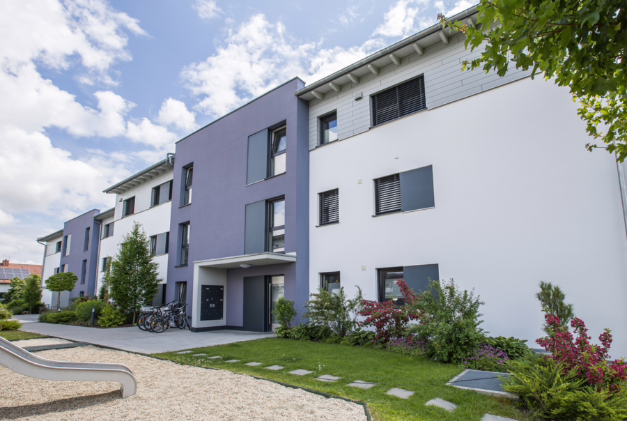 KFW 55 Energieeffizienzhaus! Barrierefreie 2-Zimmer Etagenwohnung mit großem Balkon in ruhiger Lage! - Bild (47971)