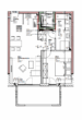 Grundriss B5 - Barrierefreie 2-Zimmer Etagenwohnung mit großem Balkon in ruhiger Lage!