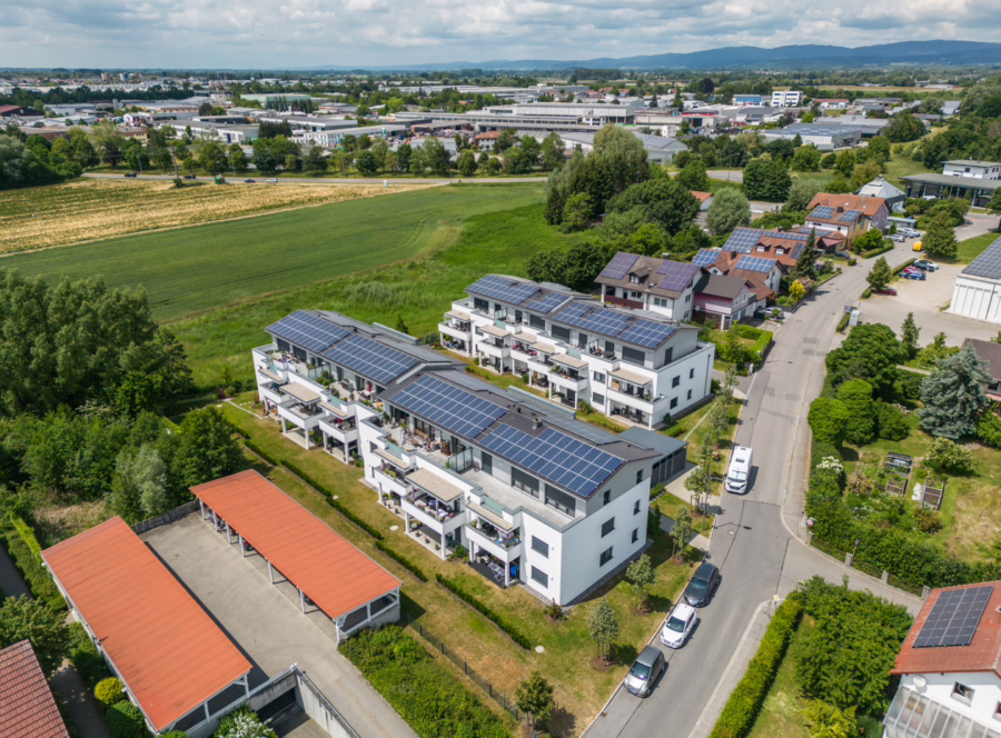 KFW 55 Energieeffizienzhaus! Barrierefreie 2-Zimmer Etagenwohnung mit großem Balkon in ruhiger Lage! - Bild (47970)