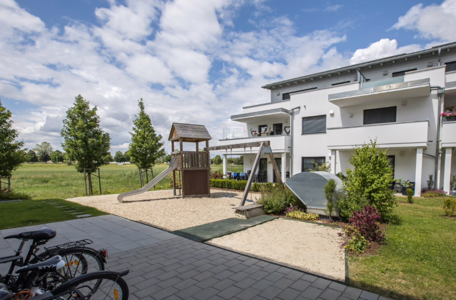 KFW 55 Energieeffizienzhaus! Barrierefreie 2-Zimmer Etagenwohnung mit großem Balkon in ruhiger Lage! - Bild (47969)