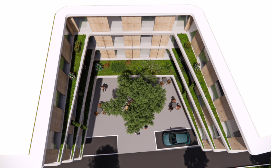 Baugrundstück (MI, GE) für Gewerbe, Wohnen, Hotel, Ärztehaus, Systemgastronomie! - Ansicht (4) (Muster; Hotel) (47866)