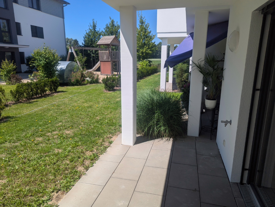 Ruhige Wohnlage! Neuwertige 2-Zimmer Gartenwohnung in ruhiger Lage! - . (63575)
