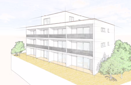 Bauträgergrundstück für 20 WE in zentraler Lage in Bogen ! - Visualisierung 2 (65197)