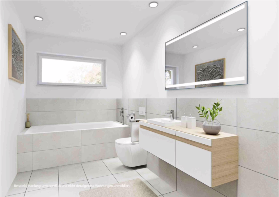 Neubauwohnung mit Balkon in gefragter Lage naher der Innenstadt! - Muster (48336)