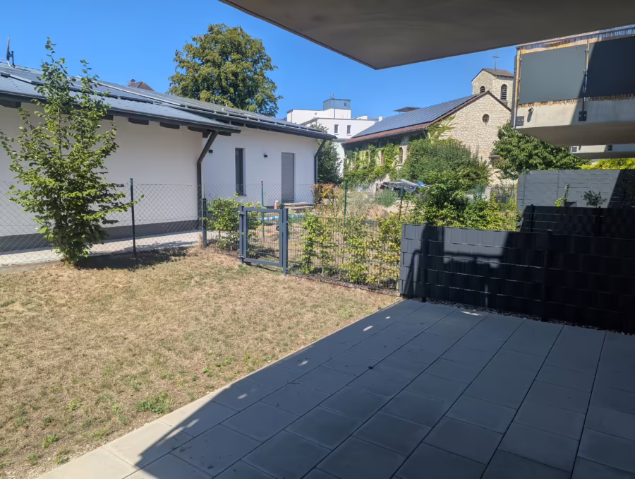 Neubauprojekt ! Zentrumsnahe und moderne 2-Zimmer Gartenwohnung! - Garten (65891)