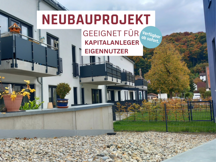 Neubauprojekt ! Zentrumsnahe und moderne 2-Zimmer Gartenwohnung! - Titelbild (52514)