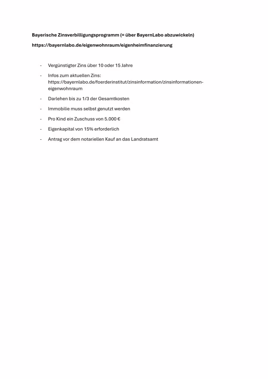 Kommen Sie gerne zum Schausonntag am 25. Oktober – Adresse in der Objektbeschreibung - Information über BayernLabo (72801)
