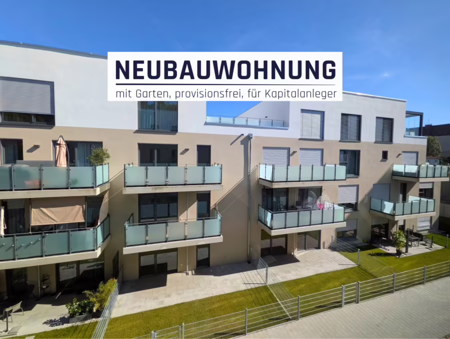 Ab sofort bezugsfertig! Neubauwohnung mit Balkon in gefragter Lage naher der Innenstadt! - Titelbild (71292)