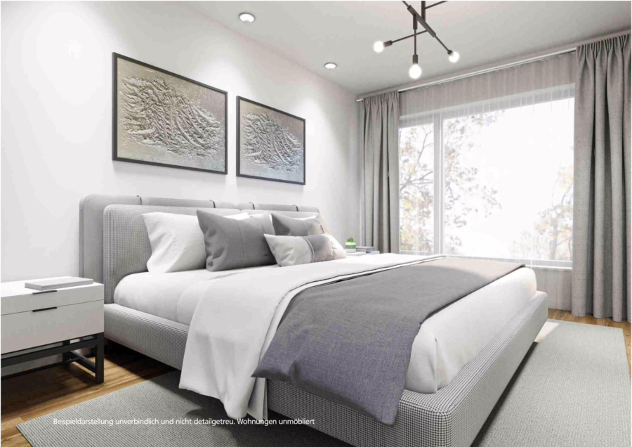 Neubauwohnung mit Balkon in gefragter Lage naher der Innenstadt! - Muster (48352)