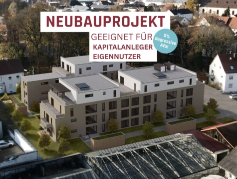 Neubauwohnung mit Garten in gefragter Lage naher der Innenstadt!, 94315 Straubing, Erdgeschosswohnung