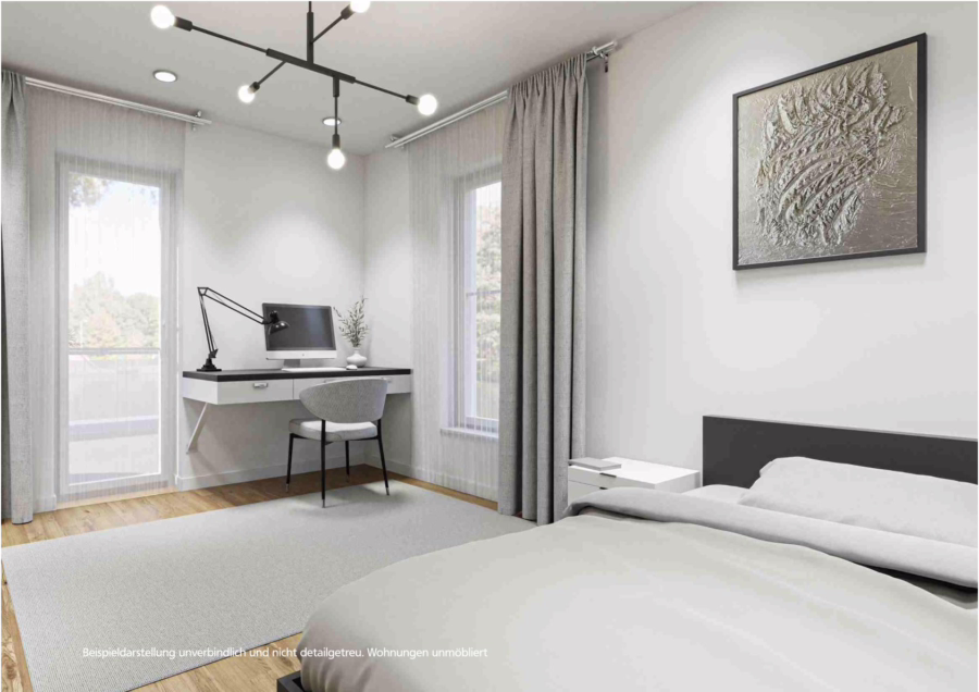 Neubauwohnung mit Garten in gefragter Lage naher der Innenstadt! - Muster (50099)