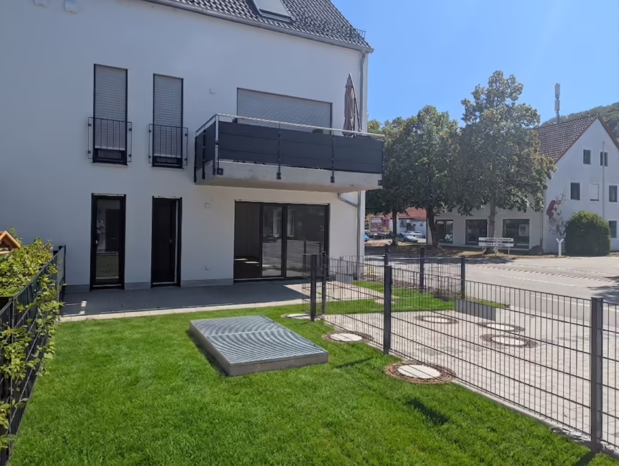 Neubauprojekt ! Zentrumsnahe und moderne 3-Zimmer Gartenwohnung! - Garten (66763)