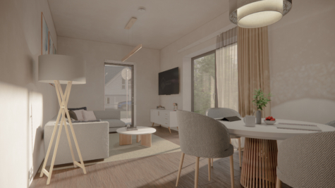 Neuwertige Erdgeschosswohnung mit moderner Ausstattung und Einbauküche!, 94315 Straubing, Erdgeschosswohnung