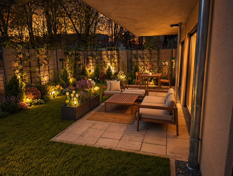 Neubauwohnung mit Garten, EinbaukĂĽche, Badewanne/Dusche nahe der Innenstadt! - Garten (69661)