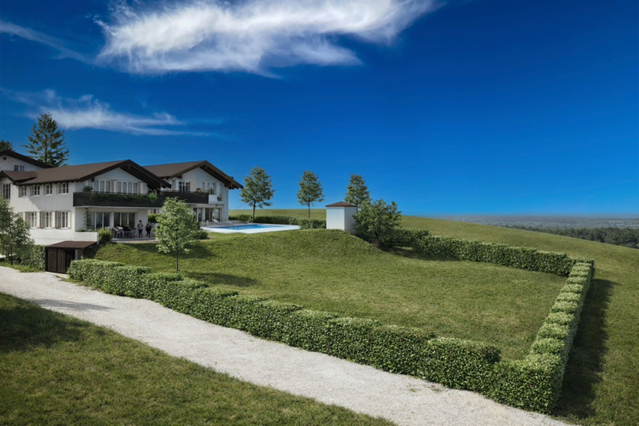 Baugenehmigung für zwei ZFH mit traumhafter Aussicht auf den Chiemsee! - Beispiel (54558)