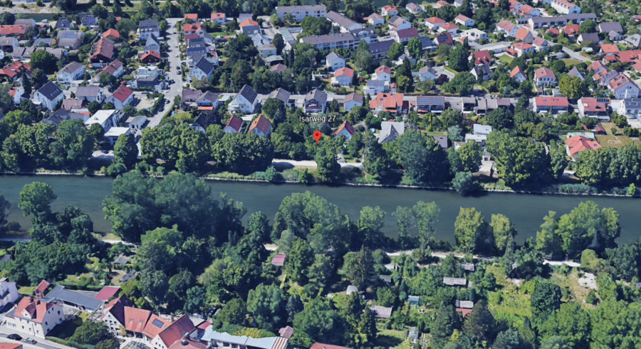 Rarität an der Isar! Baugrundstück mit genehmigtem Vorbescheid in begehrter Lage! - Lage (50181)