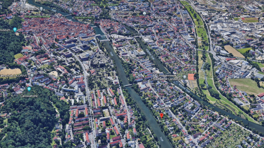 Rarität an der Isar! Baugrundstück mit genehmigtem Vorbescheid in begehrter Lage! - Lage (50183)