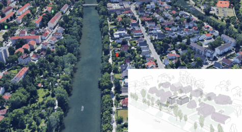 Rarität an der Isar! Baugrundstück mit genehmigtem Vorbescheid in begehrter Lage!, 84028 Landshut, Wohngrundstück