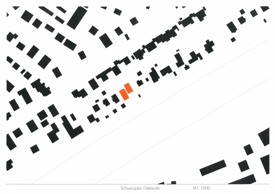Rarität an der Isar! Baugrundstück mit genehmigtem Vorbescheid in begehrter Lage! - Schwarzplan Gebäude (50194)