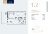 Grundriss Whg 2 - Neubauwohnung mit EBK! Zentrumsnahe und moderne 2-Zimmer Gartenwohnung!