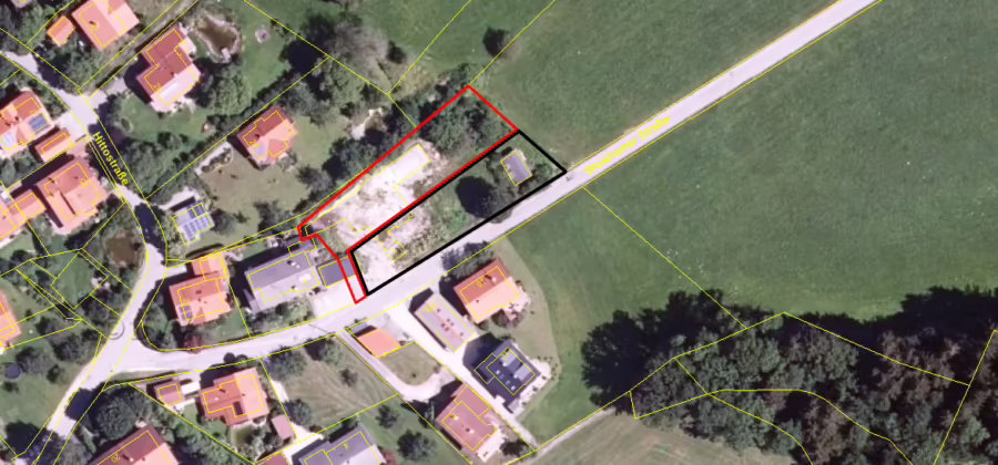 Provisionsfrei ! GrundstĂĽck mit traumhafter Aussicht auf den Chiemsee - GrundstĂĽck Aufteilung (66683)