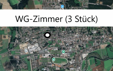 WG-Zimmer in Wohngemeinschaft in Pfarrkirchen! (3 Stück), 84347 Pfarrkirchen, Erdgeschosswohnung